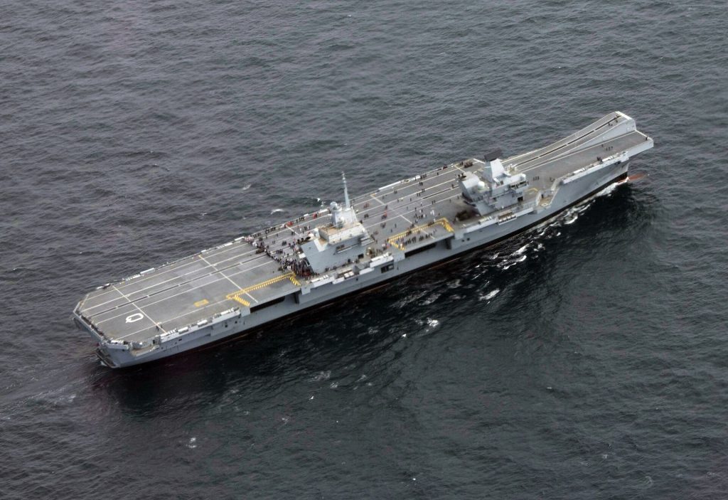 270 Milliarden für Großbritanniens Flotte : HMS Queen Elizabeth im August 2017.