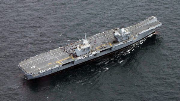 270 Milliarden für Großbritanniens Flotte : HMS Queen Elizabeth im August 2017.