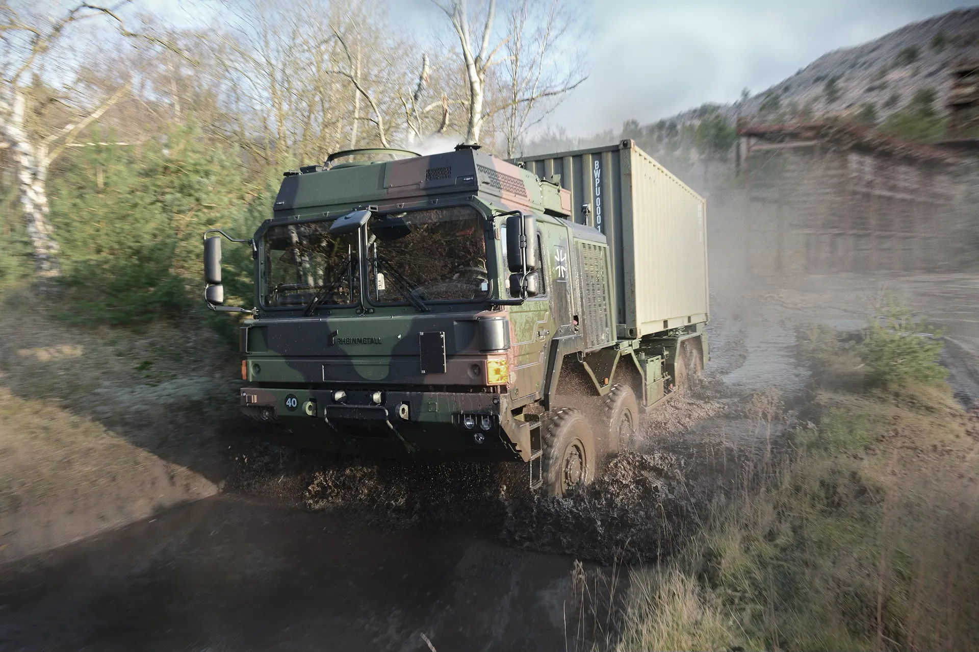 Das ungeschützte Transportfahrzeug (UTF) gehört zur neuen Generation von Logistikfahrzeugen in der Bundeswehr.