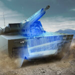 Technisches Composing des modernen Schützenpanzers Lynx von Rheinmetall mit starken Zahlen
