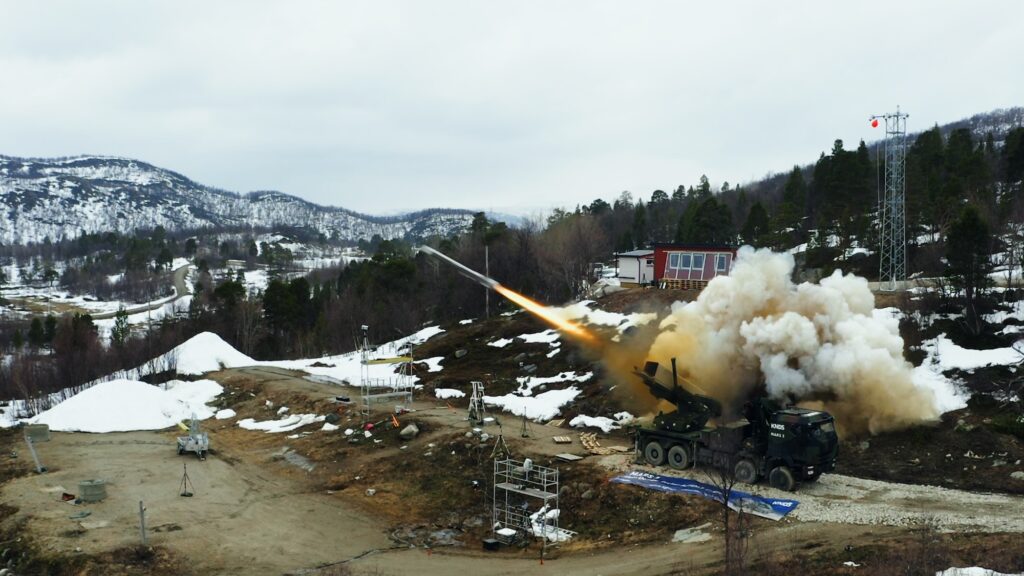Mars 3 auf dem Testgelände in Norwegen.