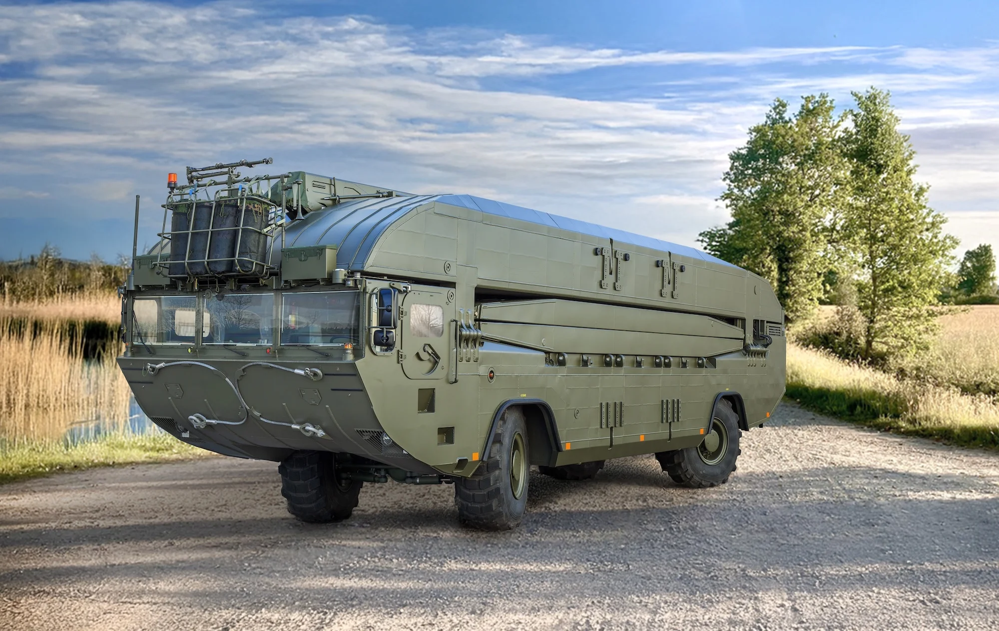 Das amphibische Brücken- und Fährensystems M3 von GDELS.