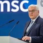 Bundespräsident Frank-Walter Steinmeier eröffnet die Münchner Sicherheitskonferenz 2025.