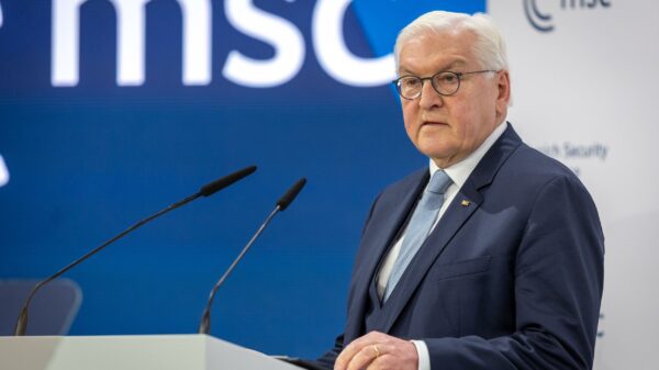 Bundespräsident Frank-Walter Steinmeier eröffnet die Münchner Sicherheitskonferenz 2025.