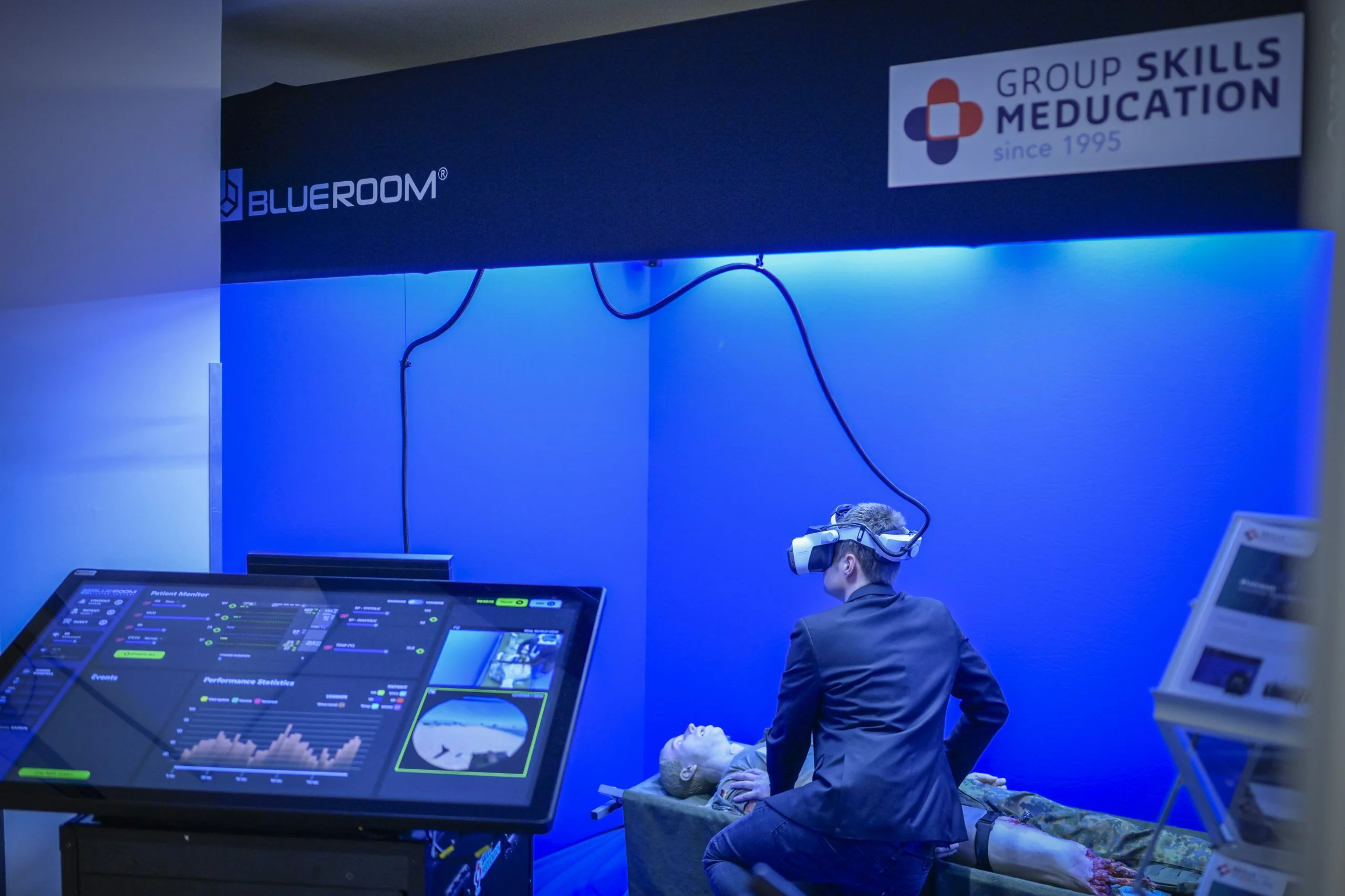 Auf der DiMiMED nutzte Skills Meducation den eigenen Auftritt, um Blueroom vorzustellen.