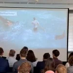 Kapitän zur See Karsten Knecht, Leiter Marineinnovationsmanagement in Rostock, sprach beim DGON-Unterwasser-Workshop über den Kurs Marine und jüngste Beschaffungen.