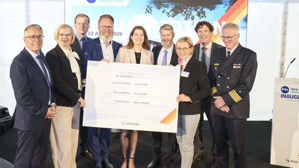 Offizielle Einweihung der neuen Deutschlandzentrale von Safran Helicopter Engines in Norderstedt bei Hamburg.