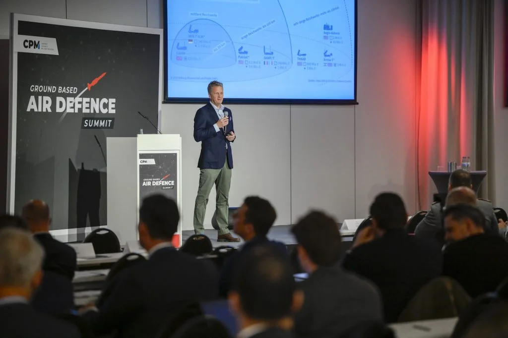 Impressionen vom Ground Based Air Defence Summit – Industrievortrag.