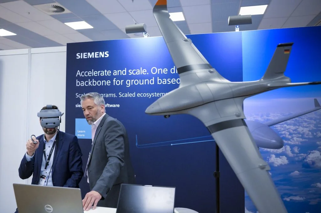 Impressionen vom Ground Based Air Defence Summit – Industrieausstellung Siemens.