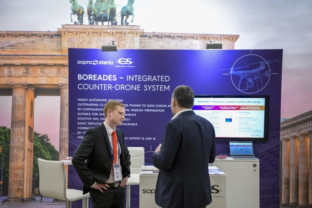 Impressionen vom Ground Based Air Defence Summit – Industrieausstellung Sobra Steria.
