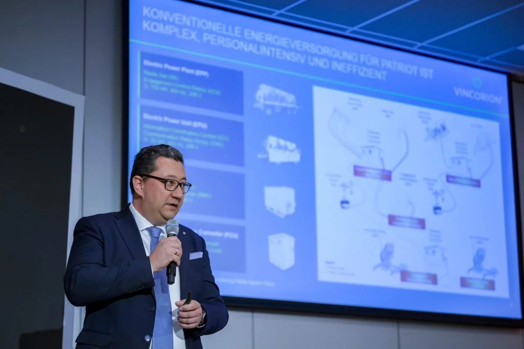 Impressionen vom Ground Based Air Defence Summit – Industrievortrag von Vincorion.