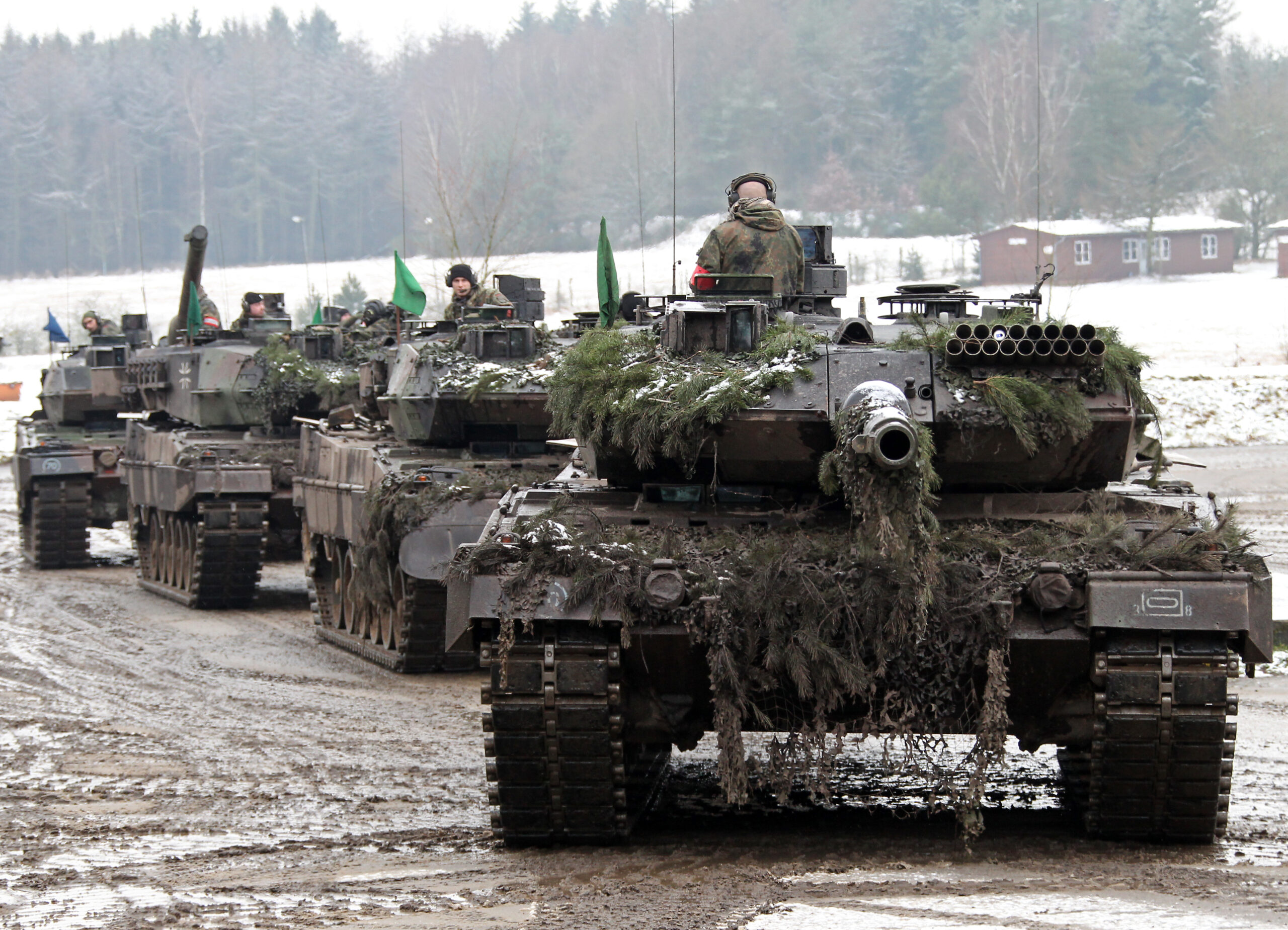 Gefechtsübung Grantiger Löwe 2015 der Panzerbrigade 12 auf dem Truppenübungsplatz Bergen-Hohne. Foto: Bundeswehr / Carsten Vennemann