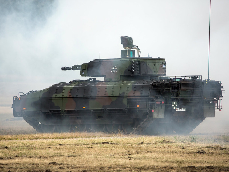 Rheinmetall liefert Munition für Schützenpanzer Puma