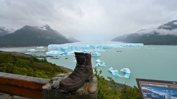 Egal ob Kälte oder Wärme – das Fußklima war in den EXTRAGUARD Stiefeln immer angenehm. So wie hier am weltberühmten Perito-Moreno-Gletscher im Nationalpark Los Glaciares in Argentinien.
