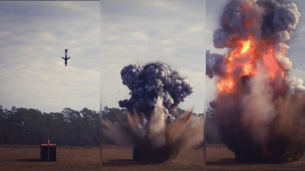 Das ERAM wurde am 21. Januar 2025 auf der Eglin Air Force Base mit scharfer Sprengladung statt.