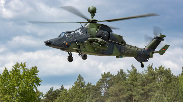 Der Kampfhubschrauber Tiger erhält ungelenkte 70mm-Übungsmunition von Rheinmetall.