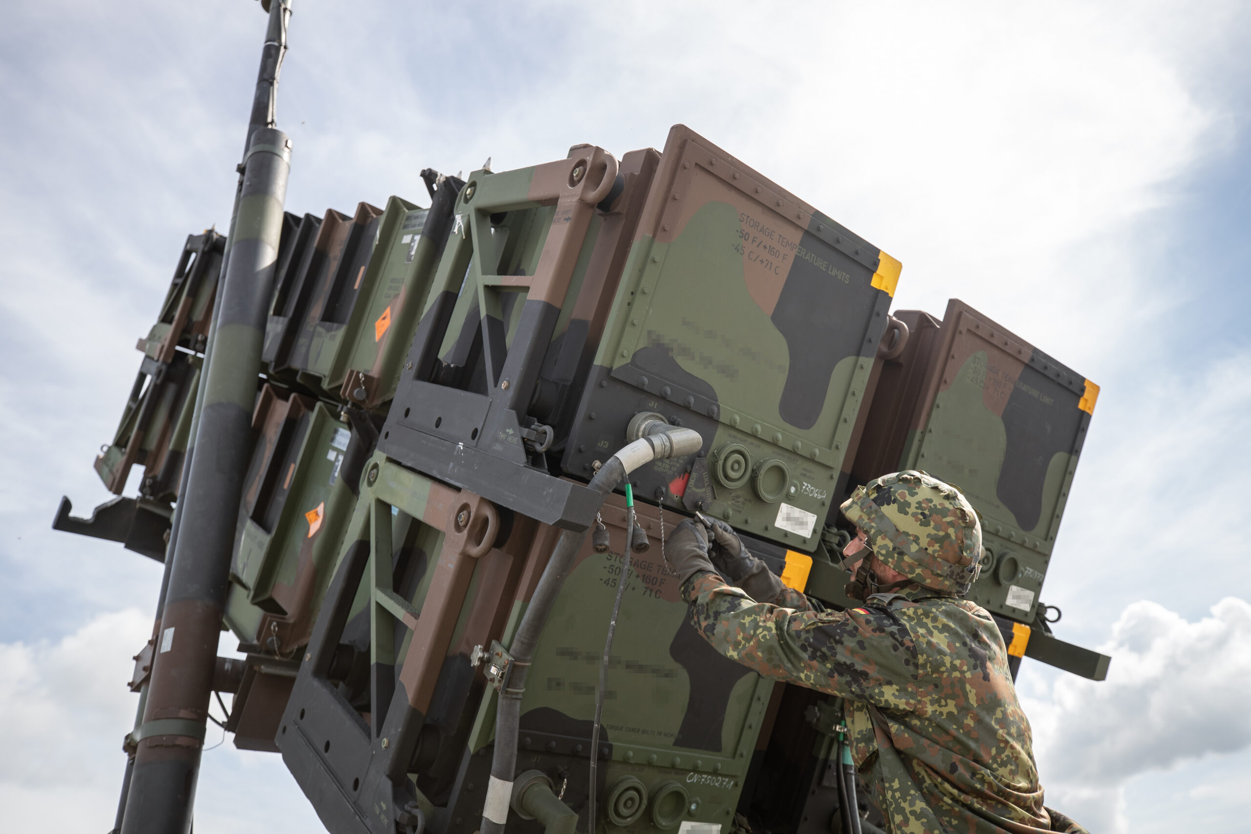 Das Startgerät PAC2 vom Flugabwehrraketensystem Patriot. Hierfür werden 2025/26 neue Raketen beschafft – sonst sieht es mit US-Rüstung eher dürftig aus.
