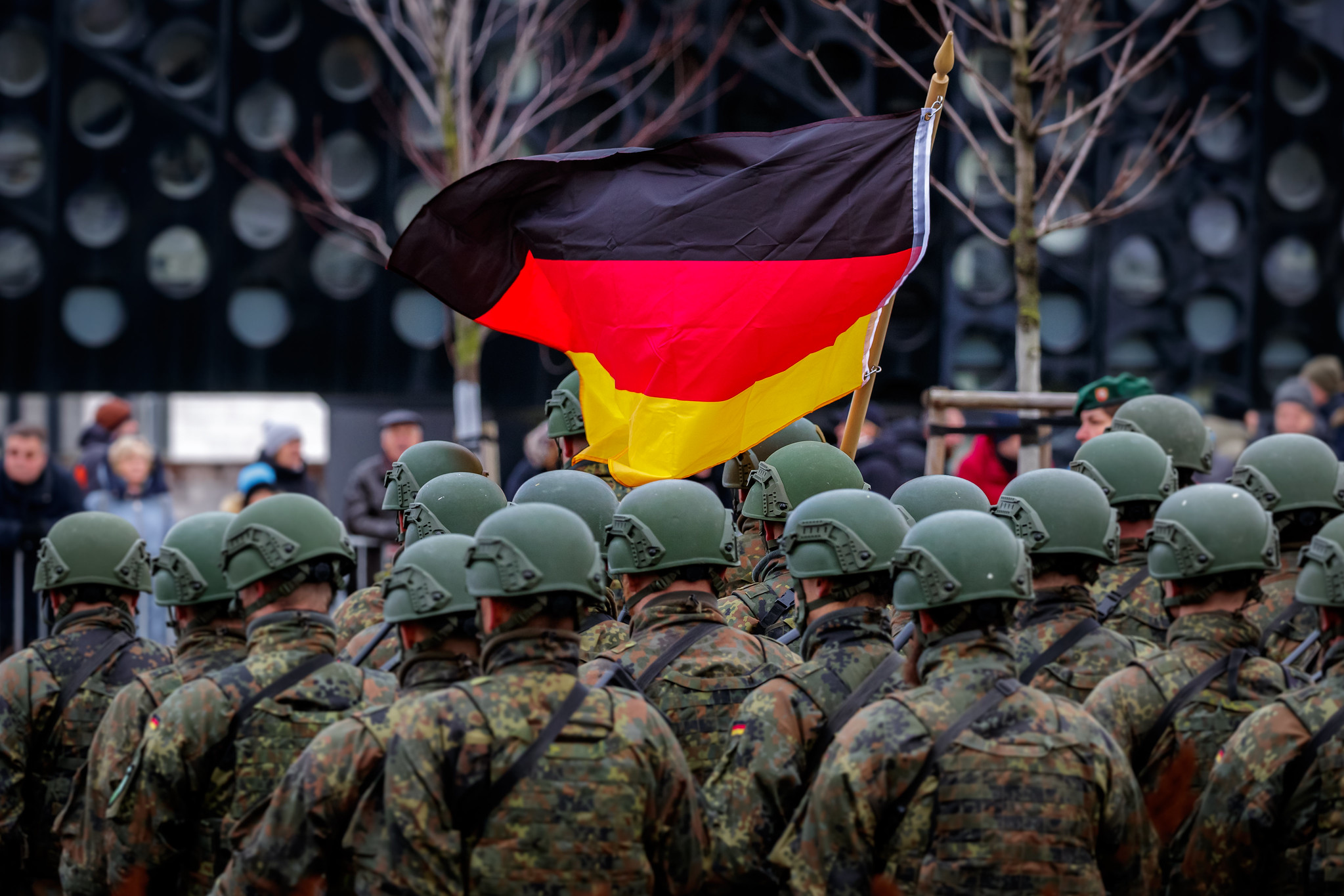 Der deutsche Verteidigungsetat (Einzelplan 14) steigt in 2024 auf 51,95 Milliarden Euro.