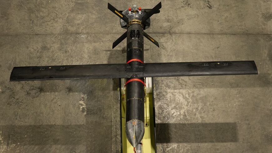 Von Iran veröffentlichtes Foto soll eine Shahed 107 Drohne zeigen.