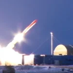 Ein älterer Launch-Test der 9M730 Burewestnik im März 2018.