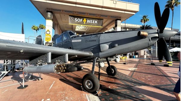 Die OA-1K Skyraider II auf der SOF Week 2026.