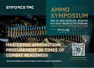 Das AMMO Symposium findet am 24. Februar 2026 auf der Enforce Tac in Nürnberg statt.