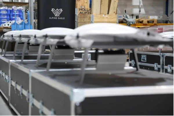 Blick in die Produktionsstätte von Alpine Eagle.