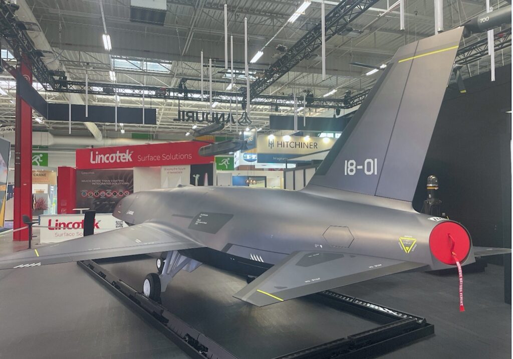 Die FURY-Kampfdrohne wird während der Paris Air Show erstmals in Europa in der aktuellsten Konfiguration gezeigt.