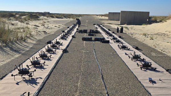 Drohnenabwehr von Atreyd – Der Schwarm als Mauer. Noch sind die Minendrohnen von Atreyd nicht in der Luft.