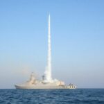 Barak MRSAM Test der indischen Marine.