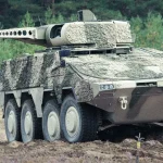 Der Boxer RCT 30 soll standardmässig mit dem Drohnenabwehrsystem von TYTAN ausgestattet sein.