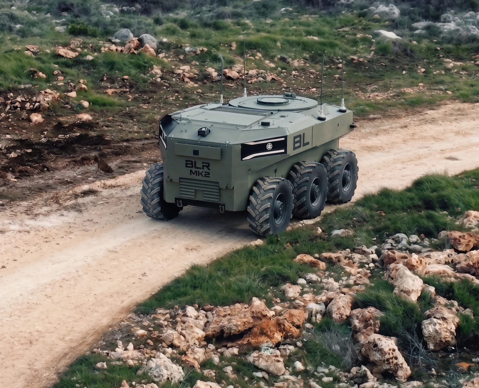 Die Produkte von Bluewhite verwandeln Bodenfahrzeuge in vollständig autonome, intelligente Flotten, die komplexe Missionen in anspruchsvollem Gelände durchführen können.