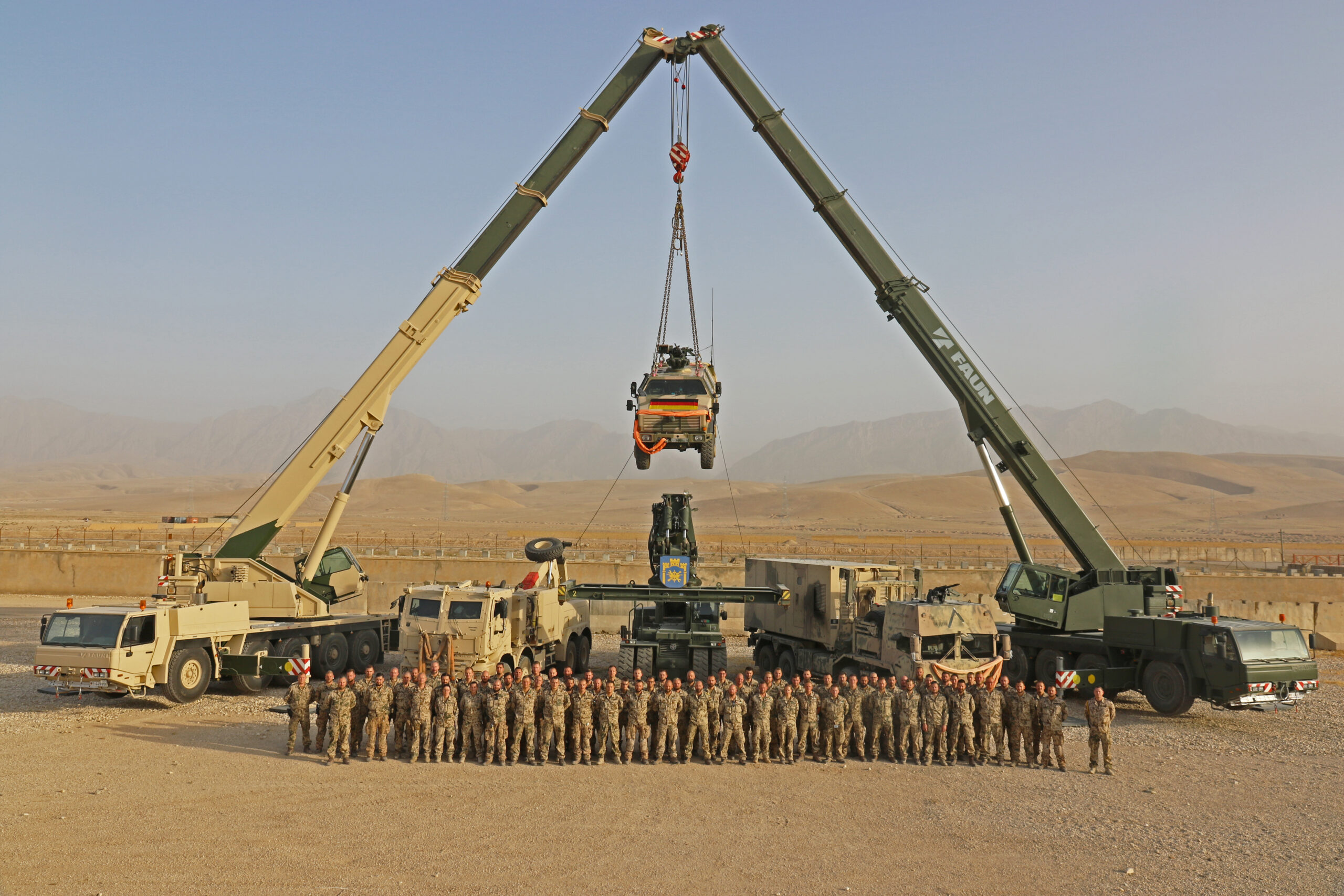 Einsatzkontingent des Logistikbataillon 171 in Afghanistan. Foto: Bundeswehr