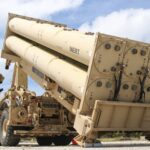 Terminal High Altitude Area Defense (THAAD) -Systemtrainer. (Armeefoto von Capt. Adan Cazarez)