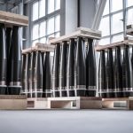 Großkalibermunition: Beispielbild für die Produktion von 155 mm-Artilleriemunition.