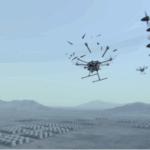 INTERCEPTOR: Bildliche Darstellung der Wirkweise gegen kleinere UAVs
