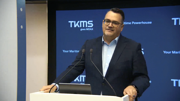 „TKMS ist somit sichtbarer denn je“, stellte TKMS-CEO Oliver Burkhard fest.