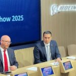Steve Parker, Interims-Präsident und Geschäftsführer Boeing Defense, Space & Security sowie Bernd Peters, Vide President Development & Strategy (v.l.n.r.), informierten über den Sachstand unter anderem beim australischen MQ-28 Ghost Bat.