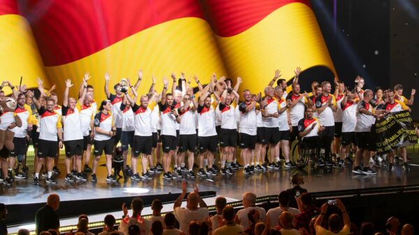 Die deutschen Athletinnen und Athleten bei den Invictus Games 2023 in Düsseldorf.