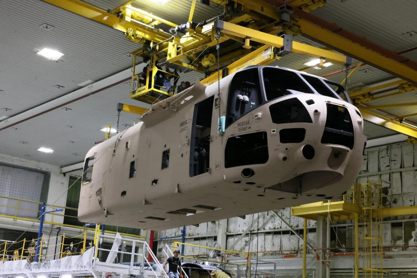 CH-53K mit spezieller IAF-Ausrüstung.