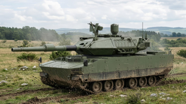 Der mittlere Kampfpanzer CFL-120 Karpat nutzt das Kaplan-Fahrgestell und den Hitfact MkII 120-mm-Turm.