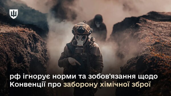 Russland missachtet im Krieg gegen die Ukraine auch das in der Chemiewaffenkonvention enthaltene Verbot chemischer Waffen.
