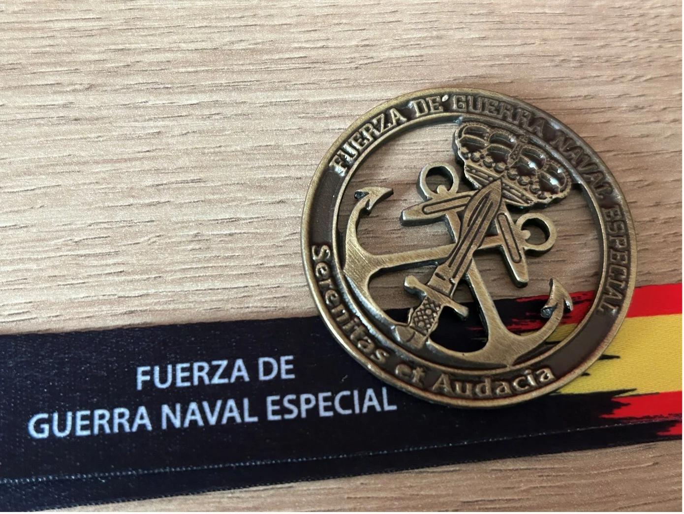 Coin der königlichen spanischen Kampfschwimmer.