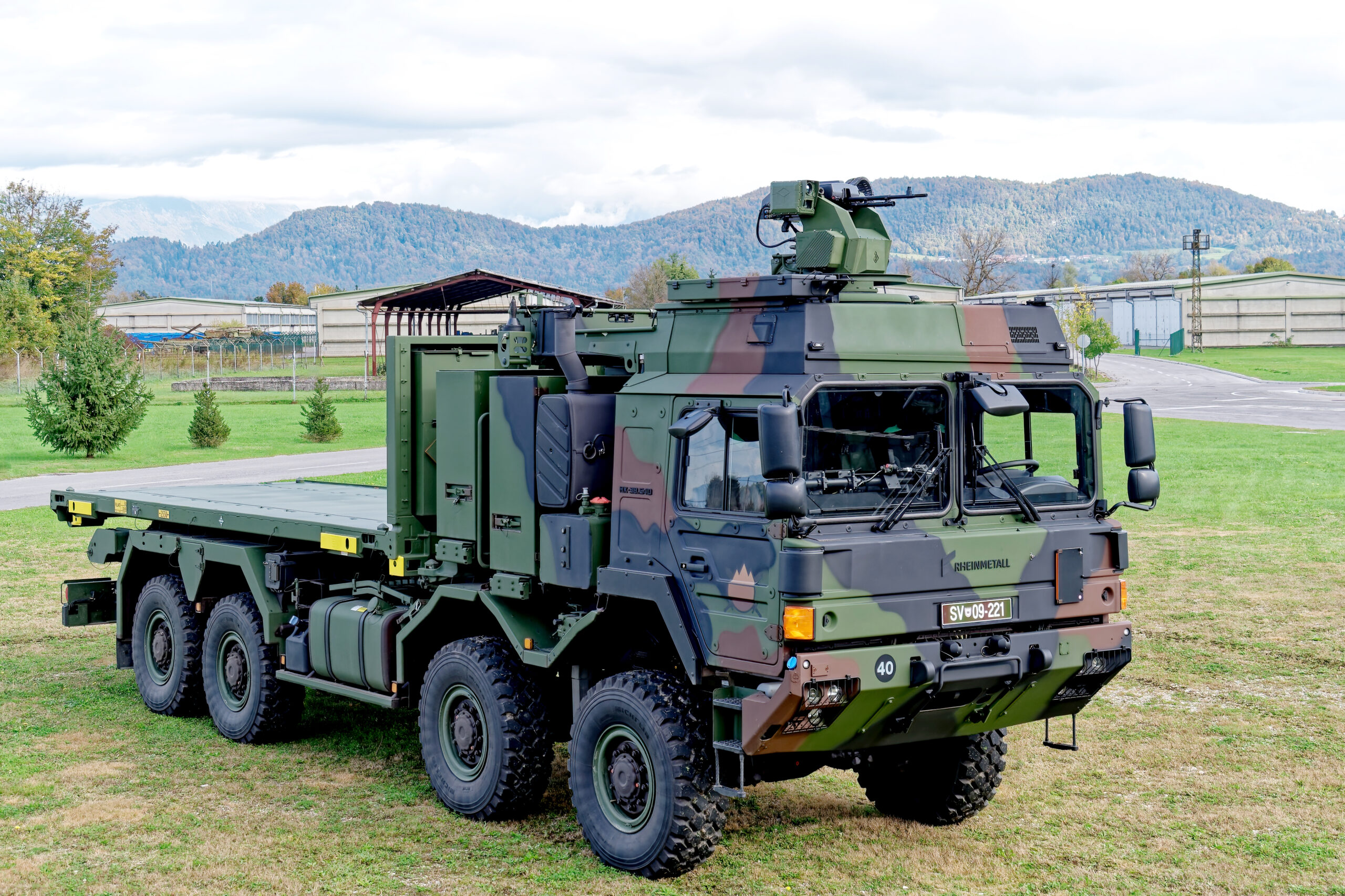 Waffenstation LOKI auf RHEINMETALL-MAN HX integriert
