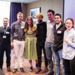 Das Gewinner-Team mit EDTH-Co-Organisator Dr. Benjamin Wolba, v.R.n.L: Dr. Wolba (EDTH), Prof. Livingstone; Dr. Wiecek, Bartosz, Dr. Mider, Kapusuz, Dymytrashchuk (04/2025)
