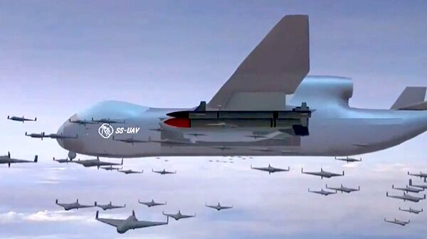 Das Jiu Tian SS-UAV ist in der Größe vergleichbar mit der MQ-9 Reaper und der RQ-4 Global Hawk aus den USA, soll aber nicht nur für Präzisionsschläge sondern auch für den Einsatz von Drohnenschwärme genutzt werden. (Bildquelle- CCTV)