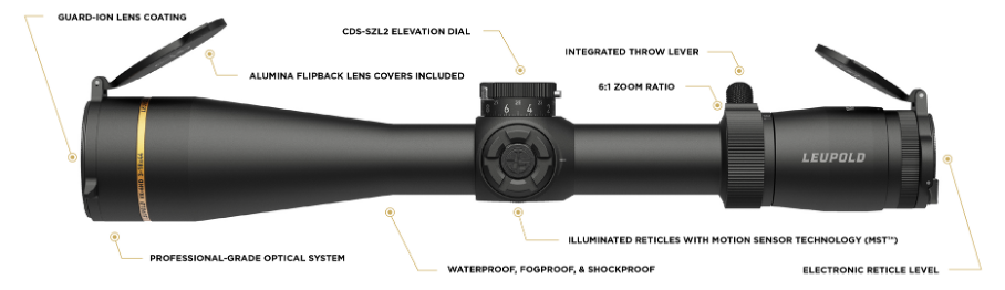 Das neue Zielfernrohr VX-6HD Gen 2 : 1-6x24 CDS-SZL2.