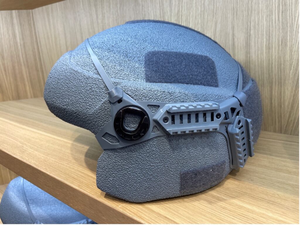 Kopfschutz: Der neue ZENTURIO VPAM6 Helm von Ulbrichts Protection bietet Rundumschutz bis zu 7,62x39 mm MSC. (Alle Fotos- AF)