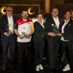 Invictus Germany Award – Die Preisträger v.l.n.r: Cedric Witczak, Dominic Reid, Andre Knaust (stellvertretend für Stefan Huss), Dr. Gesine Krüger, Stefan Wüsthoff, Natascha Wüsthoff, Ralf Schoolmann.