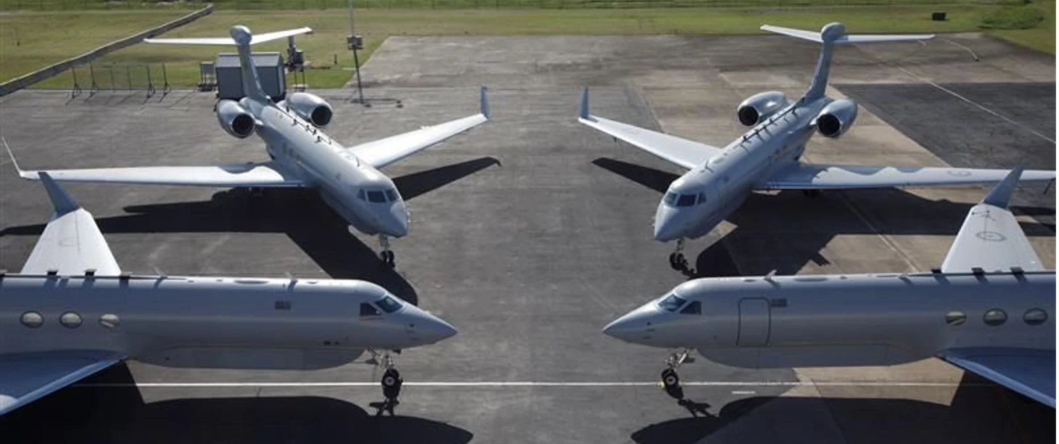 Die vier im Bau befindlichen Maschinen. Die erste wurde jetzt an Australien übergeben. (Foto: L3H)